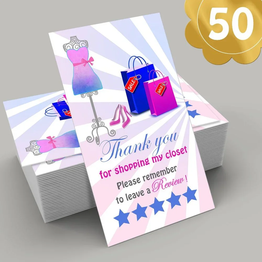 Thank you cards & Stickers